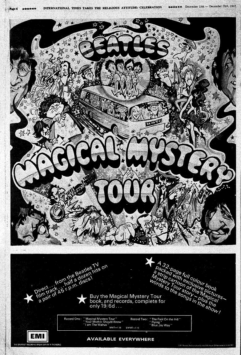Magical Mystery Tour EP advertisement