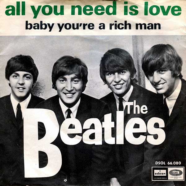 All You Need is Love / Baby You're A Rich Man (Spain)