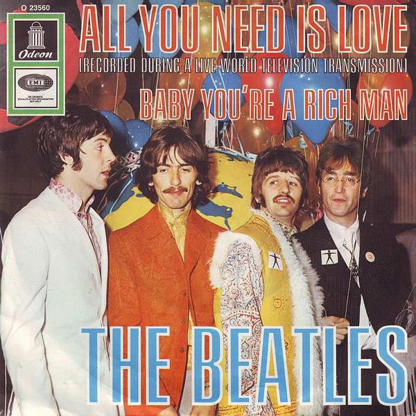 All You Need is Love / Baby You're A Rich Man (Germany)