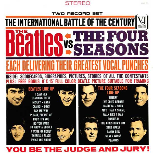 The Beatles vs. The Four Seasons (United States, 1964)