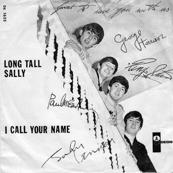 Long Tall Sally b/w I Call Your Name (Denmark)