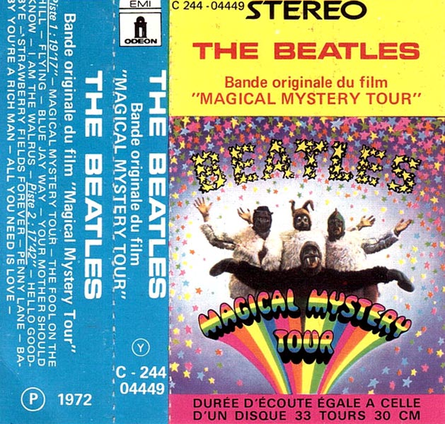 Magical Mystery Tour, cassette edition (France, 1972)