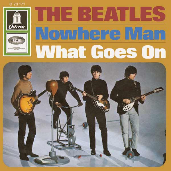 Nowhere Man b/w What Goes On (Germany)