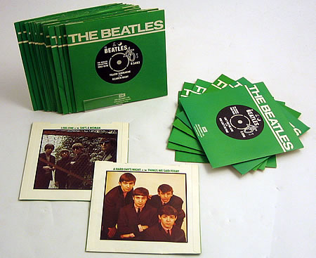 The Beatles Singles Collection (1976), disc sleeve selection